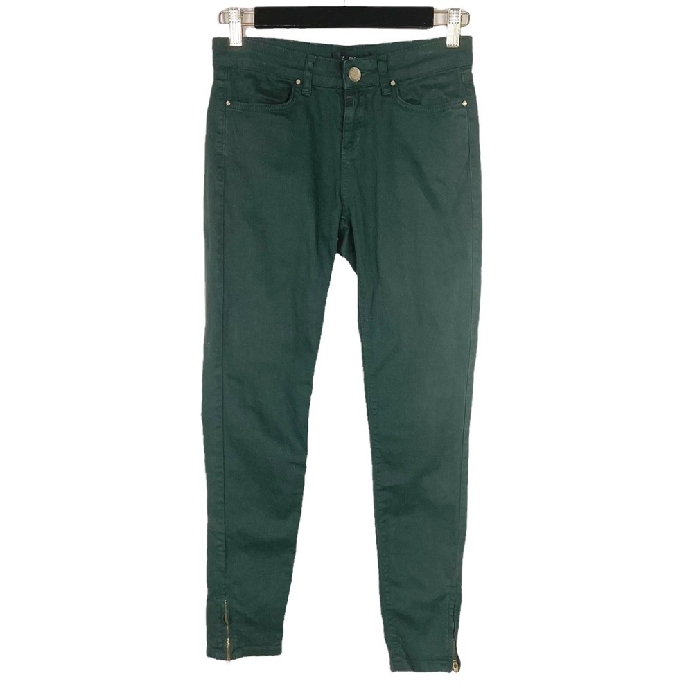 Zara Dark Green Skinny Jeans
